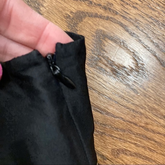 Vintage sz 4 black silk floral embroidered pixie pants - Picture 11 of 16